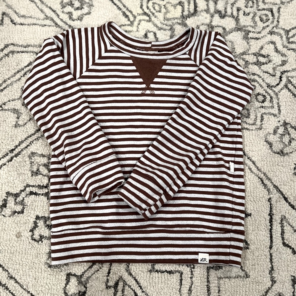 GUC Lulu And Roo Sweater Size 6Y - Brown Stripped
